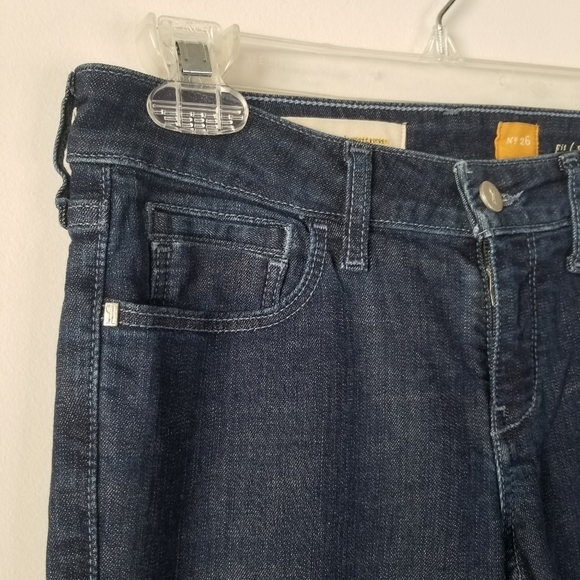 Anthropologie Pilcro Stet Slim Bootcut Jeans Dark Wash Size 26 - Picture 12 of 14